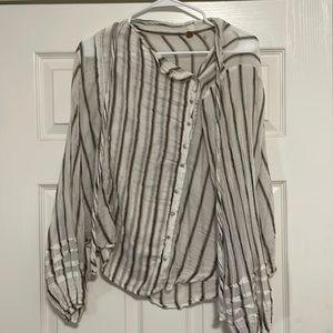 Free People Button Down